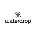 Logo de Waterdrop, une marque spécialisée dans les boissons hydratantes et les solutions de consommation d'eau.
